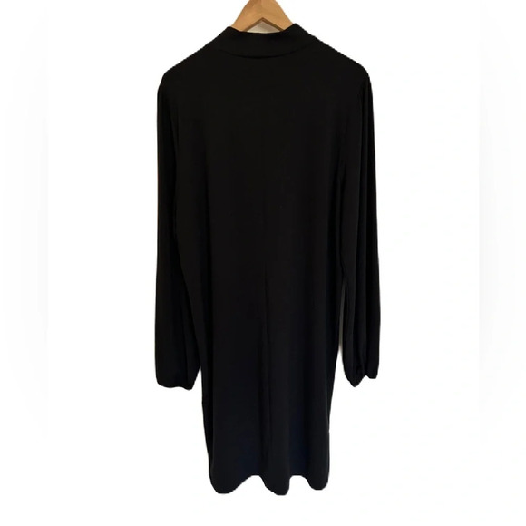 NWT Torrid Dress Women's Black Mini Jersey Blouson Sleeve Bodycon‎ Size 2 - Picture 2 of 13